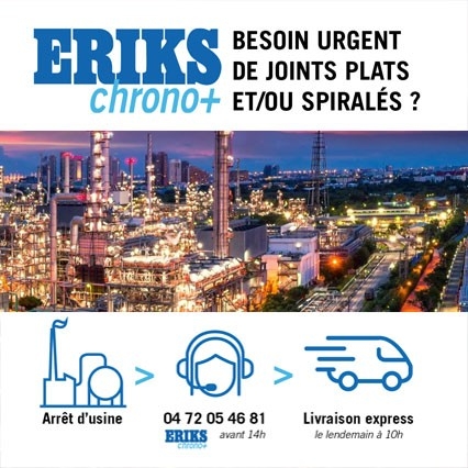 Offre spéciale arrêt d'usine etang de Berre : ERIKS Chrono +