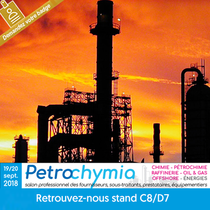 Retrouvez nous au Salon Petrochymia 2018 de Martigues