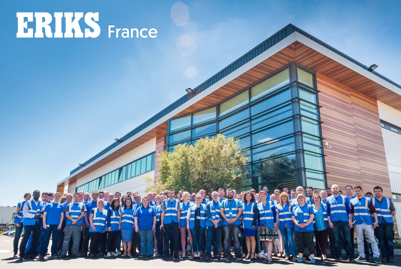 Photo siège ERIKS France avec les employés