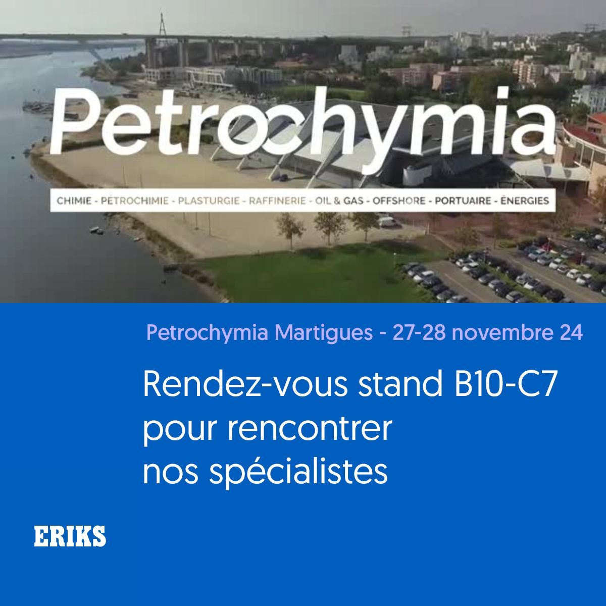 Rendez-vous sur le salon Petrochymia 2024, stand B10-C7